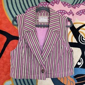 We the Free Striped Vest